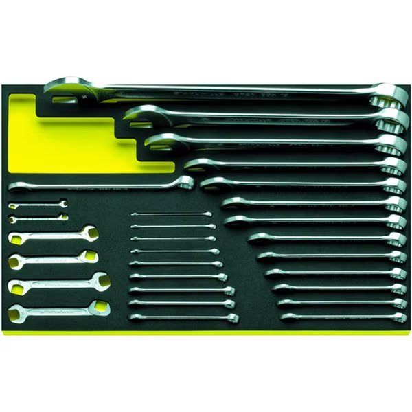 Wrenchs i.TCS inlay No.TCS 12+13+14/29 3/3-tray29-pcs., Stahlwille Tools, Mfr#: 96830193